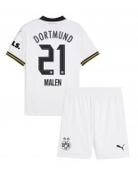 Borussia Dortmund Donyell Malen #21 Kolmaspaita Lasten 2024-25 Lyhythihainen (+ shortsit)